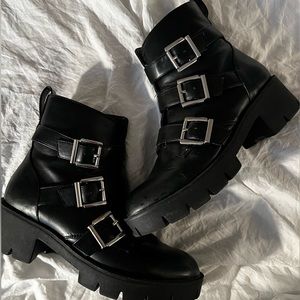 Chunky Moto Boots